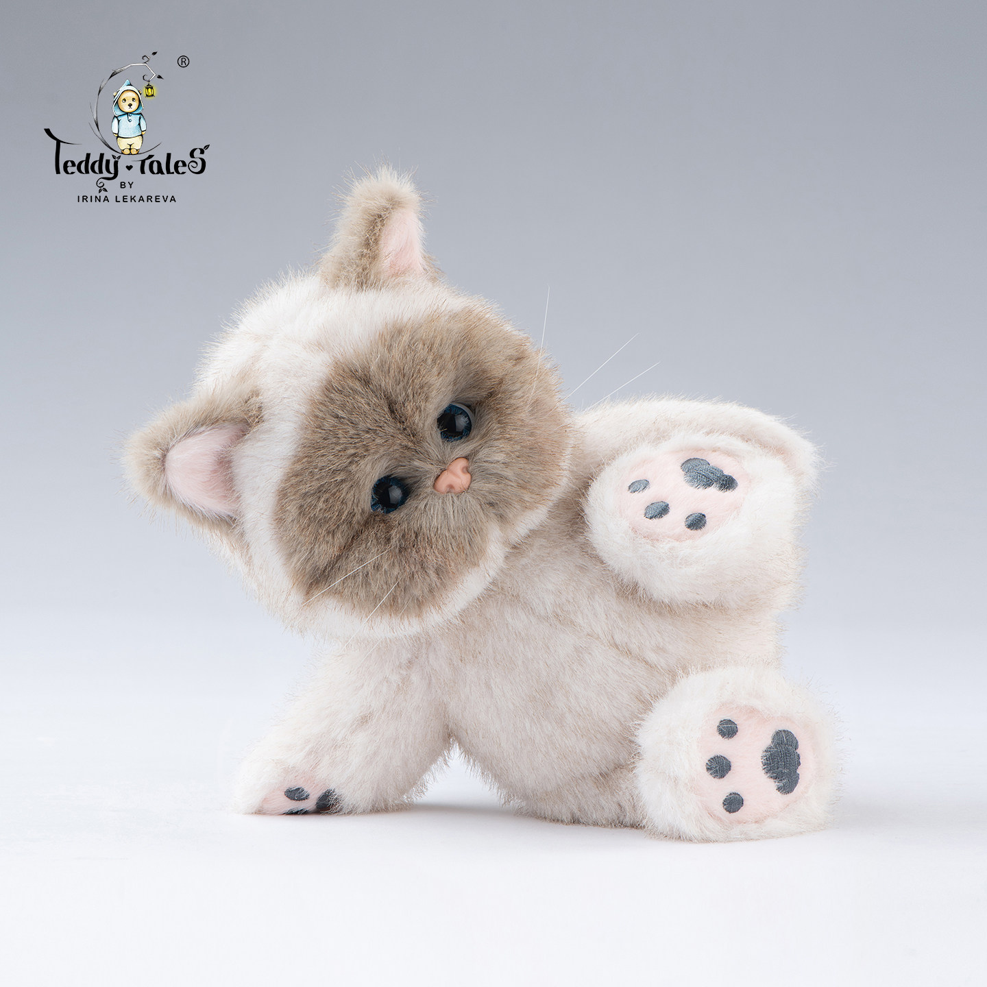 TeddyTales莉娜熊玩偶猫全关节可动毛绒玩具猫咪公仔送女生礼物,玩具/童车/益智/积木/模型,毛绒/玩偶/公仔/布艺类玩具,淘宝优惠券,粉丝福利购,淘宝优惠卷