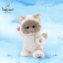 TeddyTales莉娜熊玩偶猫全关节可动毛绒玩具猫咪公仔送女生礼物