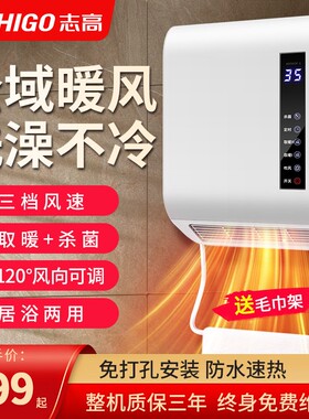 志高浴霸挂壁式风暖浴室取暖器洗