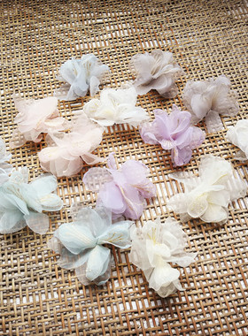 diy手工头饰半成品沙花梦幻桃花