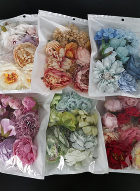 花海大世界仿真花材料包玫瑰花