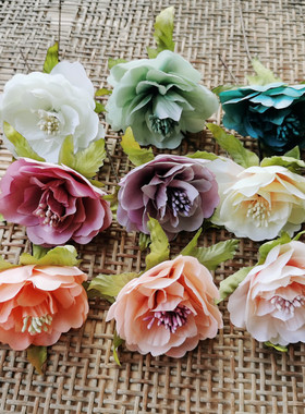 花海大世界绢花装饰牡丹汉服头饰