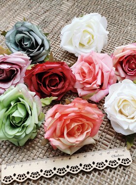 森系仿真花花海大世界绢花玫瑰