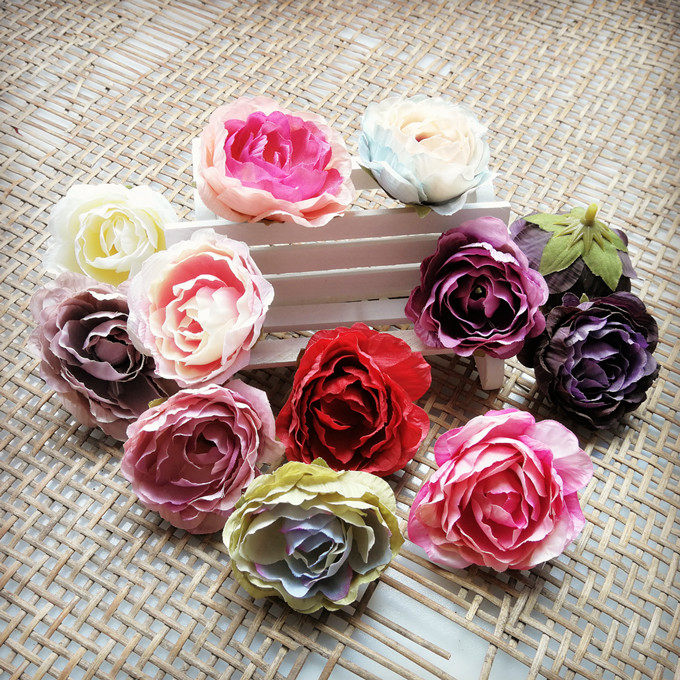 花海大世界假花小画眉绢花茶玫