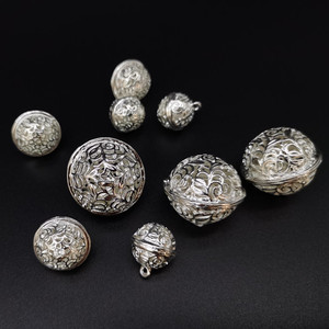 diy银色金属文艺风手工素材宫铃