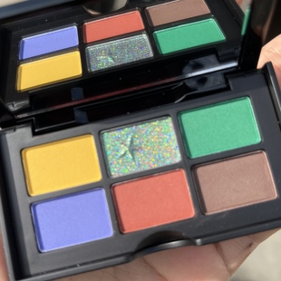 清仓特价冷野coldnwild 六色眼影盘 01敦煌变色龙镭射石绿色