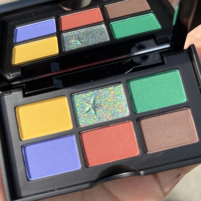 清仓特价冷野coldnwild 六色眼影盘 01敦煌变色龙镭射石绿色
