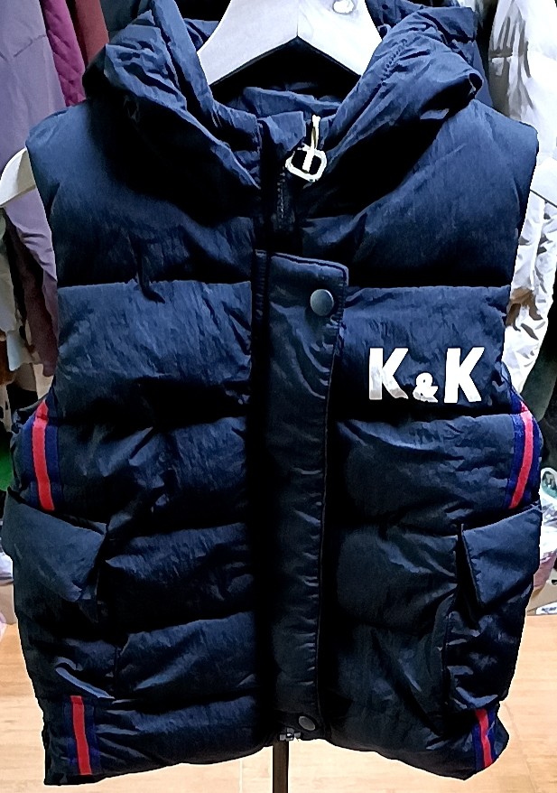 儿童棉马甲男童女童春秋冬款保暖背心外套断码特价160码