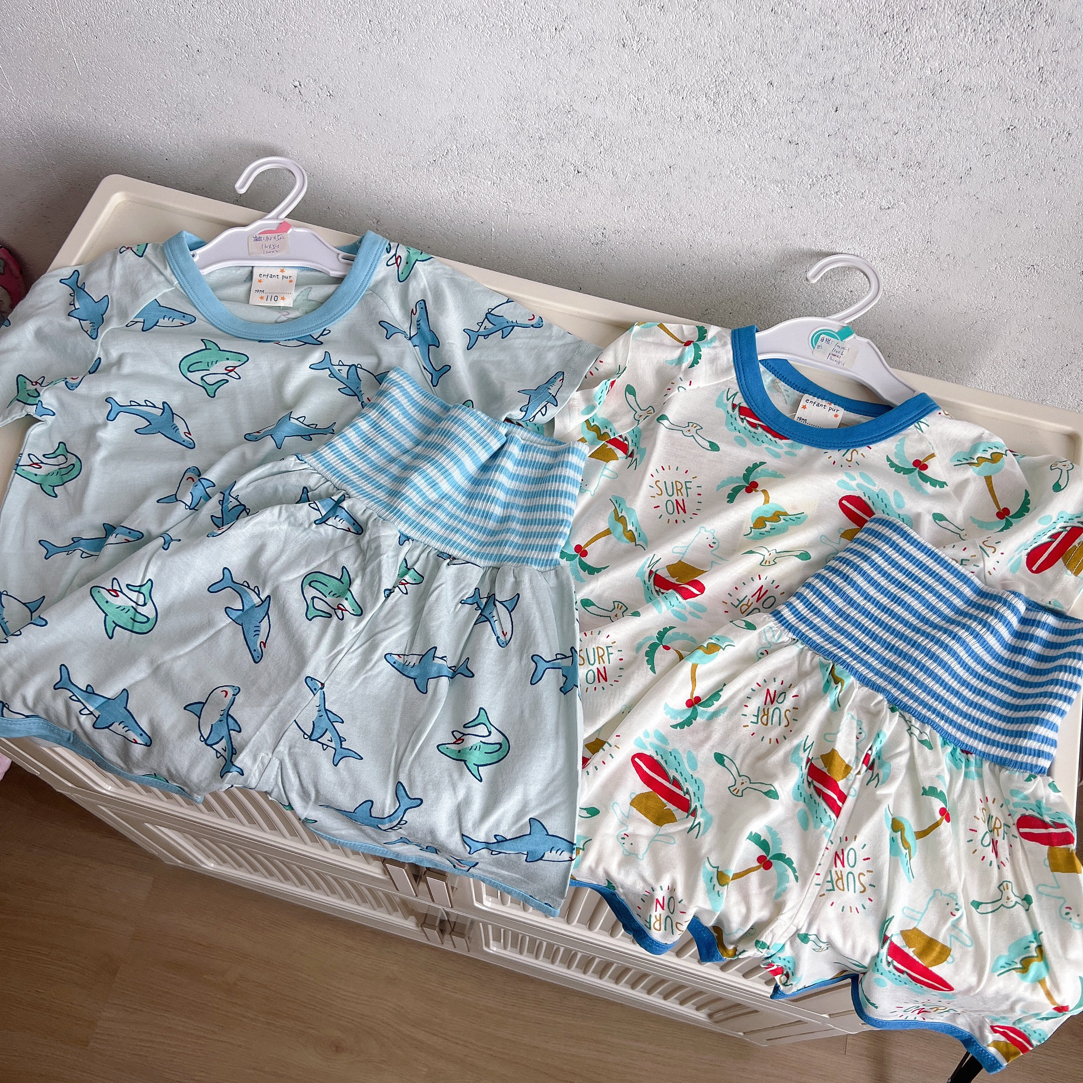 冷感 舒服 25夏季新款儿童男童女童短袖短裤家居服套装