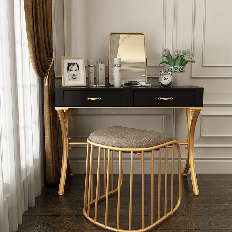 European style modern Simplicity Iron art dresser Small apartment Mini Dressers Paint simple and easy bedroom princess Dressing tablein the Residential furniture , Tables , Dressing/Desk  category - from Buy2taobao.com to provide professional Taobao agent buy service