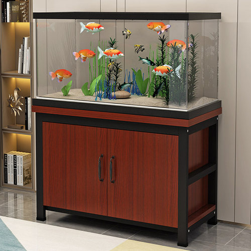 鱼缸底柜铝合金金鱼缸承重底座