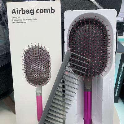 华强北大牌某森同款气垫梳防静电蓬松长发梳按摩护发气囊梳套装