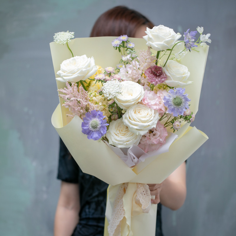 【韩国进口】flod二代80g哑光磨砂防水雾面韩式花艺ins花束包装纸