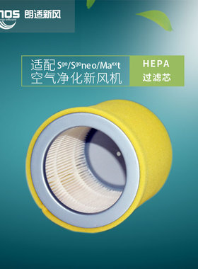 Sgoneo/maxxt空气净化滤芯德国LUNOS朗适新风及sgoneo配件耗材