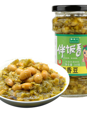 香波儿青椒香豆260g拌面酱下饭菜