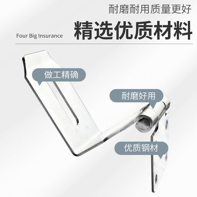 不锈钢锁扣锁卡扣柜门抽屉锁鼻子固定搭扣老式木门锁门栓明装门扣