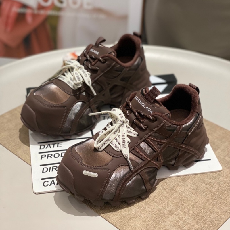 老爹鞋女2025年新款厚底舒适增高