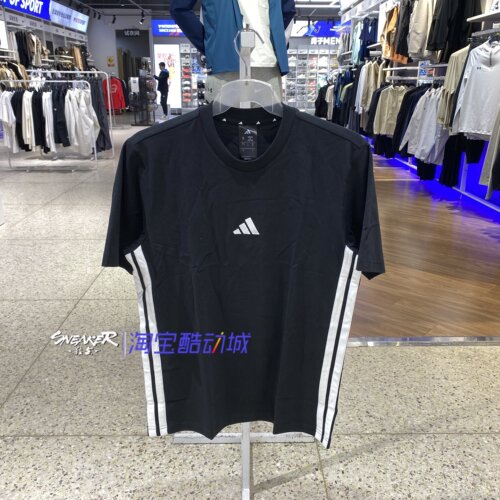 adidas阿迪达斯2026男女款短袖运动休闲圆领纯棉T恤JD1906