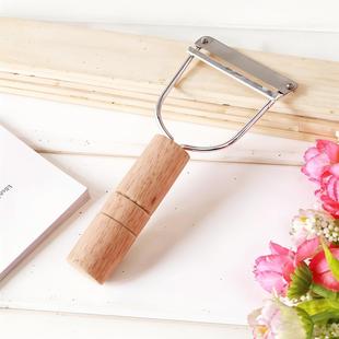 木柄拉刨刀直拉刨皮刀果皮刀削皮刀锋利刨皮刀土豆瓜果削皮器