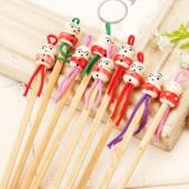 木头竹耳勺卡通竹制挖耳朵屎耳扒掏耳朵挖耳勺耳爬清洁采耳工具