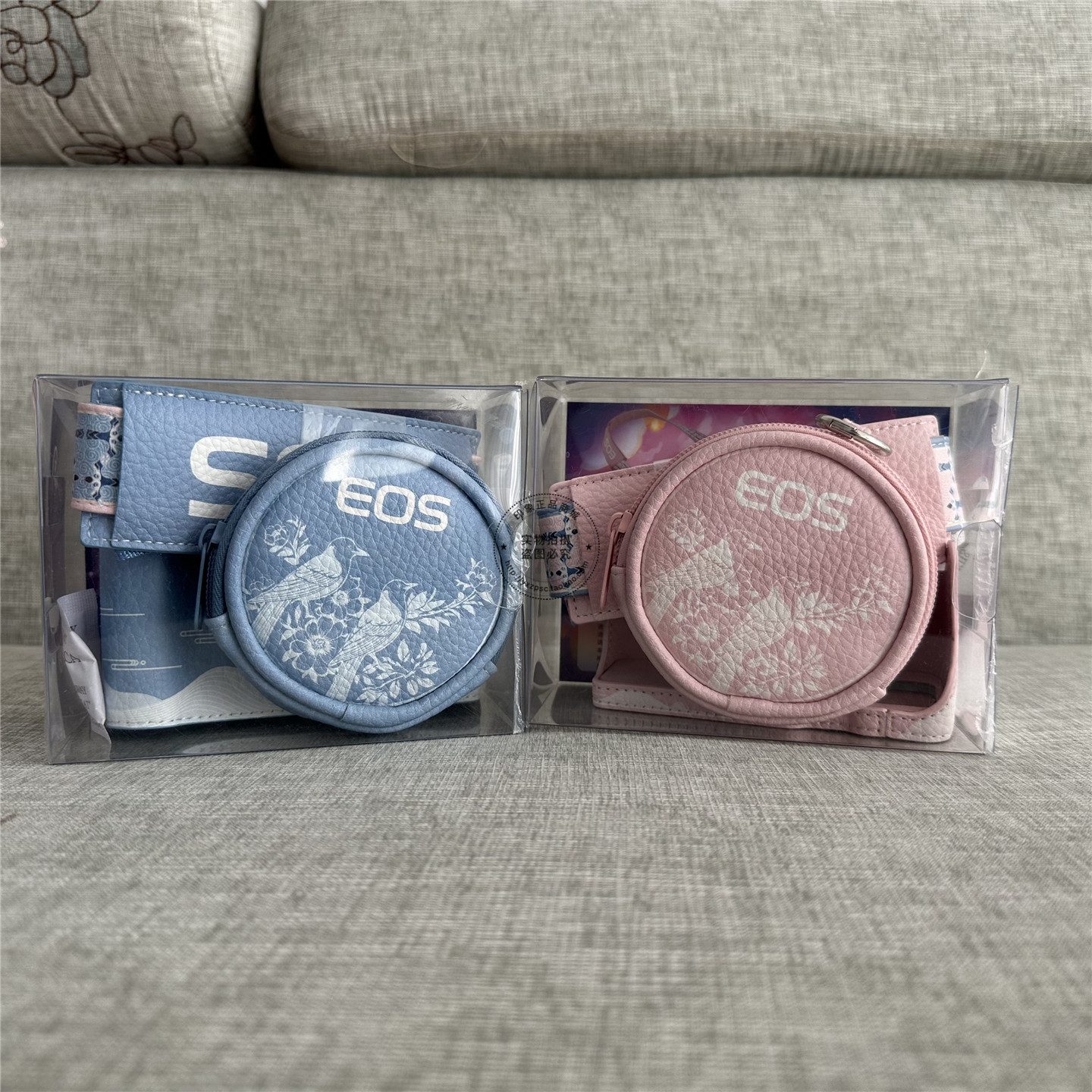 佳能R50相机保护套套装R50V保护壳皮套底座微单斜挎肩带可爱配件