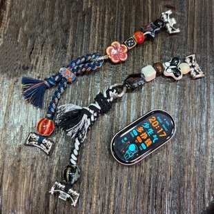 适用小米手环10表带9pro陶瓷串珠编织手链华为手环腕带8nfc表带女