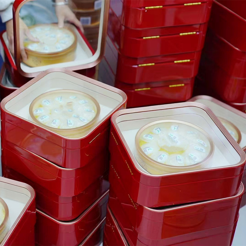 新款燕窝包装盒高档烤漆开窗玫瑰金花空盒50g100g250克通用礼品盒,包装,礼品盒,淘宝优惠券,粉丝福利购,淘宝优惠卷