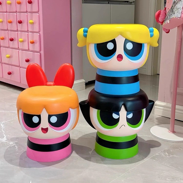 VGTTOYS飞天小女警小矮凳