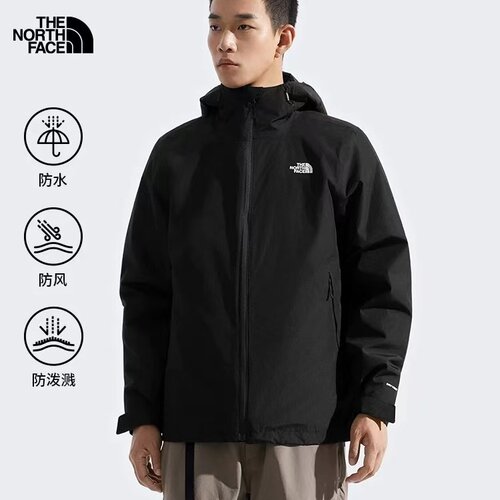 北面冲锋衣男户外防风防水外套