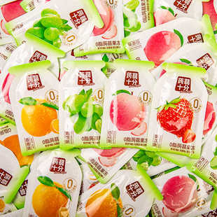 盐津铺子蒟蒻果冻低0脂零食小吃儿童休闲食品解馋吸吸冻夏冰果冻