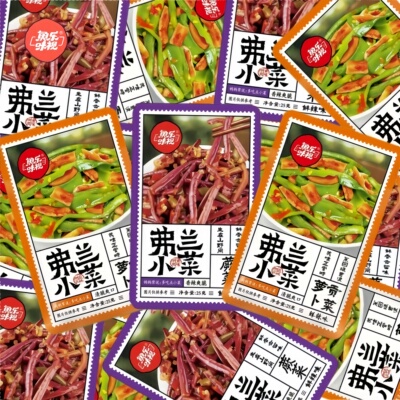 湖南特产弗兰小菜萝卜贡菜鲜辣爽口零食开袋即食小吃解馋下饭菜