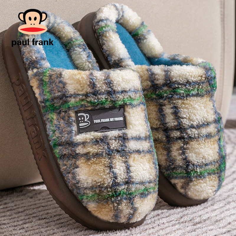 大嘴猴毛绒保暖加厚居家冬季棉拖