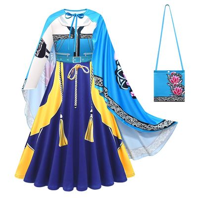 猎魔女团佐伊明星连衣裙斗篷两件