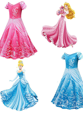 灰姑娘Briar Rose公主裙万圣节仙蒂爱洛 cosplay服装长裙派对礼服