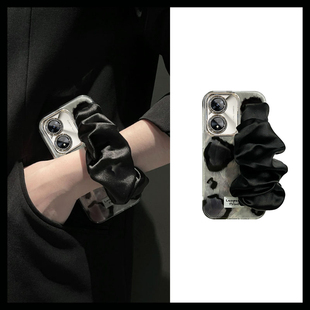 适用豹纹腕带OPPOA5PRO手机壳A6GT保护套A3iplus全包A2M轻奢风A97高级感A96奢华93创意72新款 58X女55防摔11外