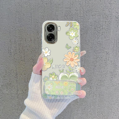 适用OPPOA6系列油画花朵手机壳