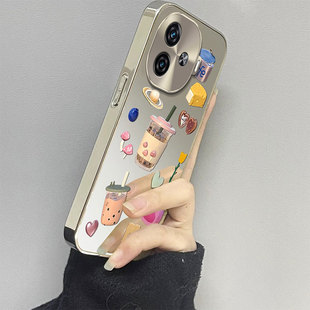 适用蛋糕奶茶IQOOZ10turbo手机壳z9turbo z9x女夏日夏天简约创意 电镀z8镜面z7全包z6防摔z5保护套z3新款
