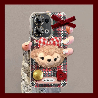 适用OPPOReno系列达菲熊手机壳