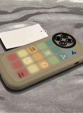 适用OnePlus 一加Ace3v手机壳镜头Ace2Pro全包2V防摔AcePro硅胶保护套9RT网红8T日韩11创意12晕染彩色格子