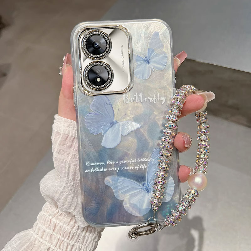 适用OPPOA系列晕染蝴蝶手机壳