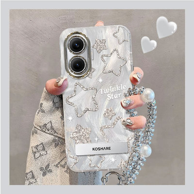 适用红米turbo闪粉星星手机壳