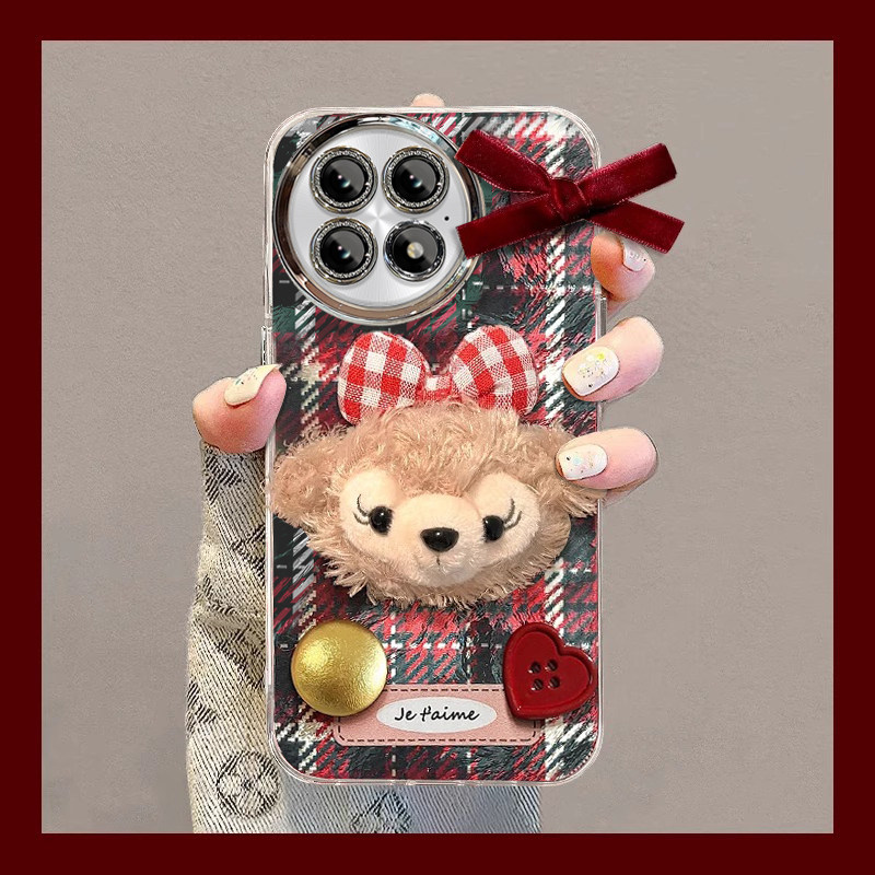 适用达菲熊一加13T手机壳11新款12可爱acepro女款ACE3V轻奢2防摔oneplus保护套ACE5至尊版全包高级感竞速1+