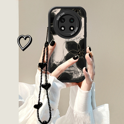 OPPOA2Protpu水墨花朵手机壳防摔