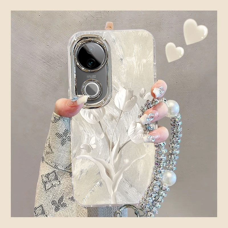 适用vivoS系列郁金香手机壳