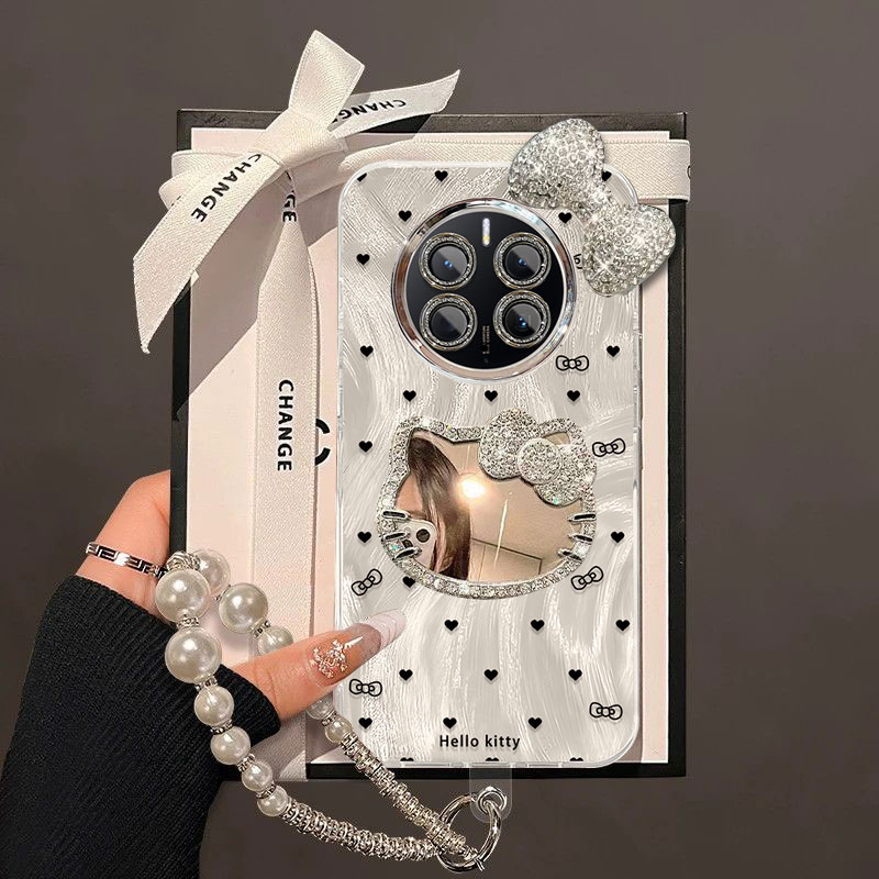 适用华为mate系列爱心Kt猫手机壳