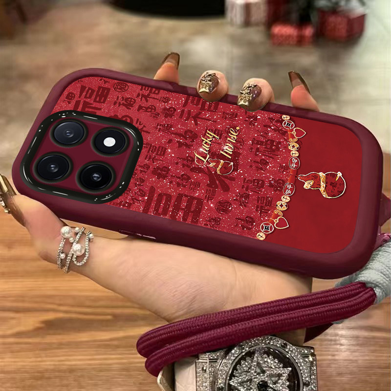 适用闪福葫芦IQOO15手机壳13创意12PRO本命年11S红色10新款9女国风高级感8防摔7保护套全包马年新年2026外壳,3C数码配件,手机保护套/壳,淘宝优惠券,粉丝福利购,淘宝优惠卷