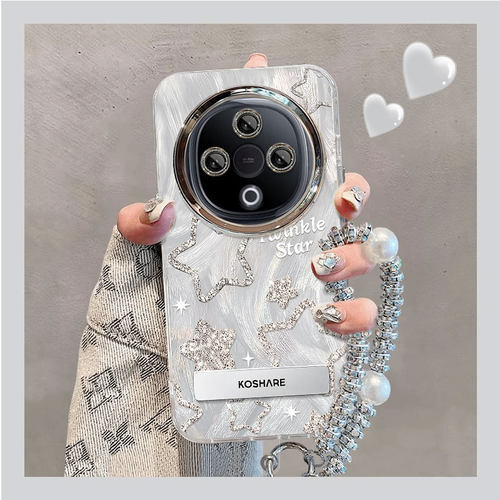 适用vivoY系列闪粉星星手机壳