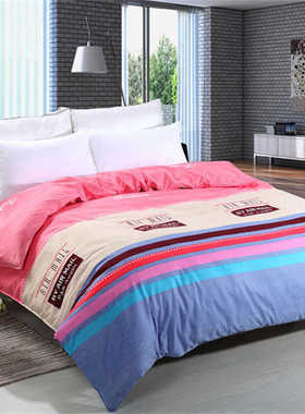 磨毛被套单件1.5米双人160×200x230被罩四件套学生宿舍单人被单