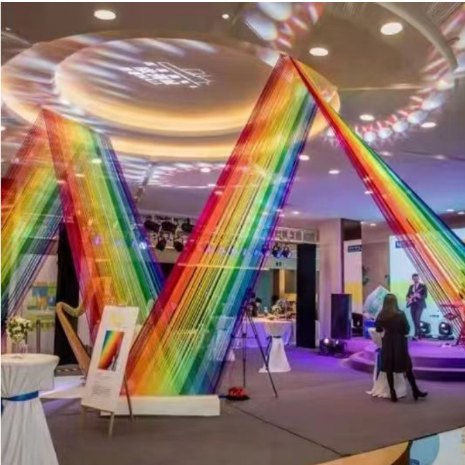 彩虹绳户外景区公园挂树装饰彩虹线装置网红营地打卡拍照幼儿园,节庆用品/礼品,路引,淘宝优惠券,粉丝福利购,淘宝优惠卷