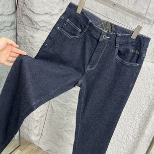 百搭弹力直筒休闲牛仔裤 超值撤柜福利 秋冬男士 植绒磨毛 93棉